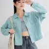 Elaxi Denim Jacket Kode 818 Mint - Image 2