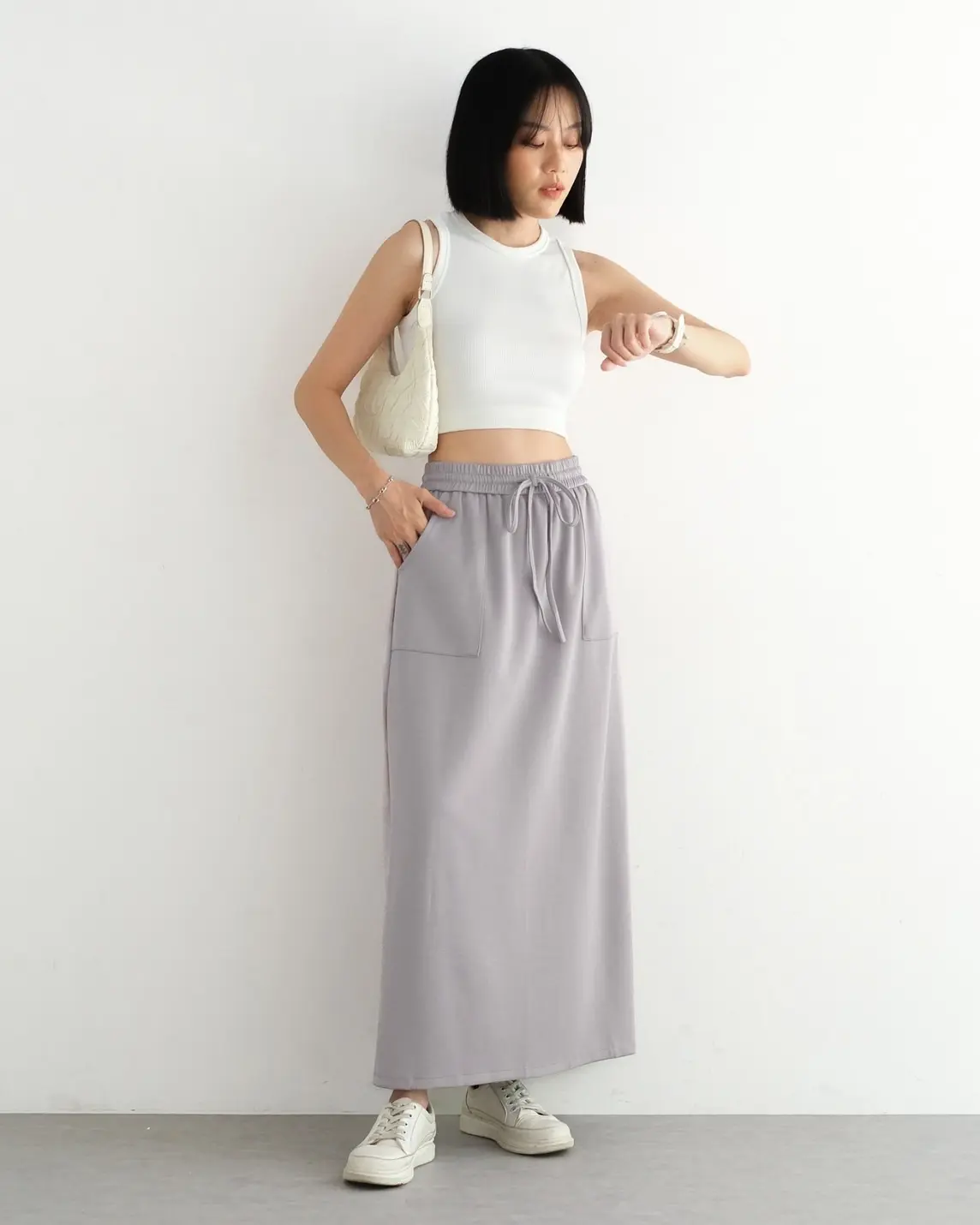 Indira Skirt Kode 42D Grey