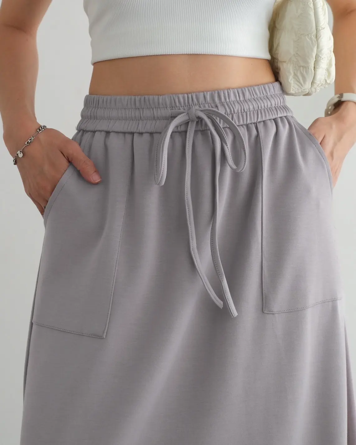 Indira Skirt Kode 42D Grey - Image 2