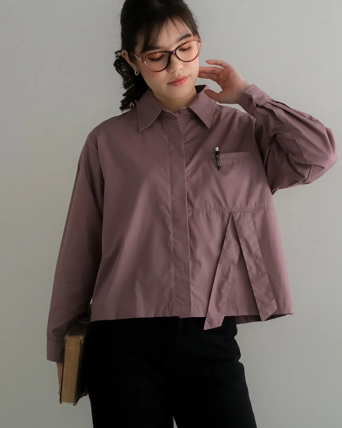 Alternative view of Amadea Shirt Mauve