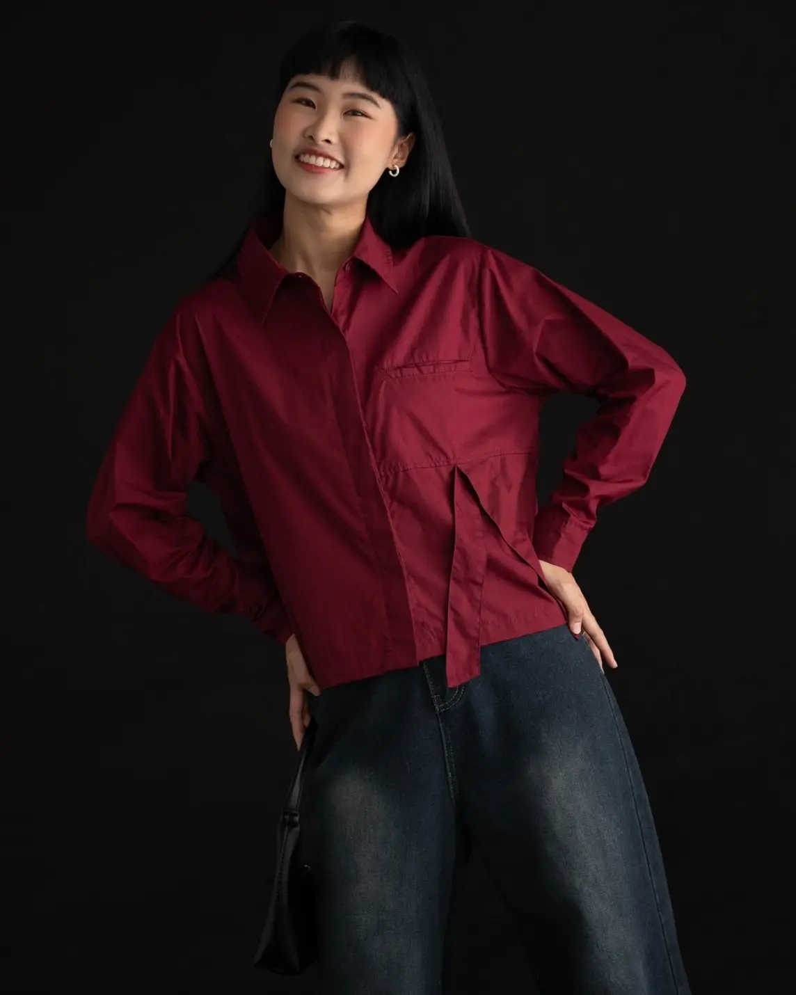 Amadea Shirt Red Cherry - Image 2