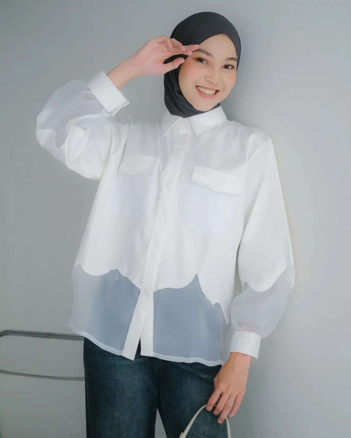Dezzar Shirt Broken White - Image 2