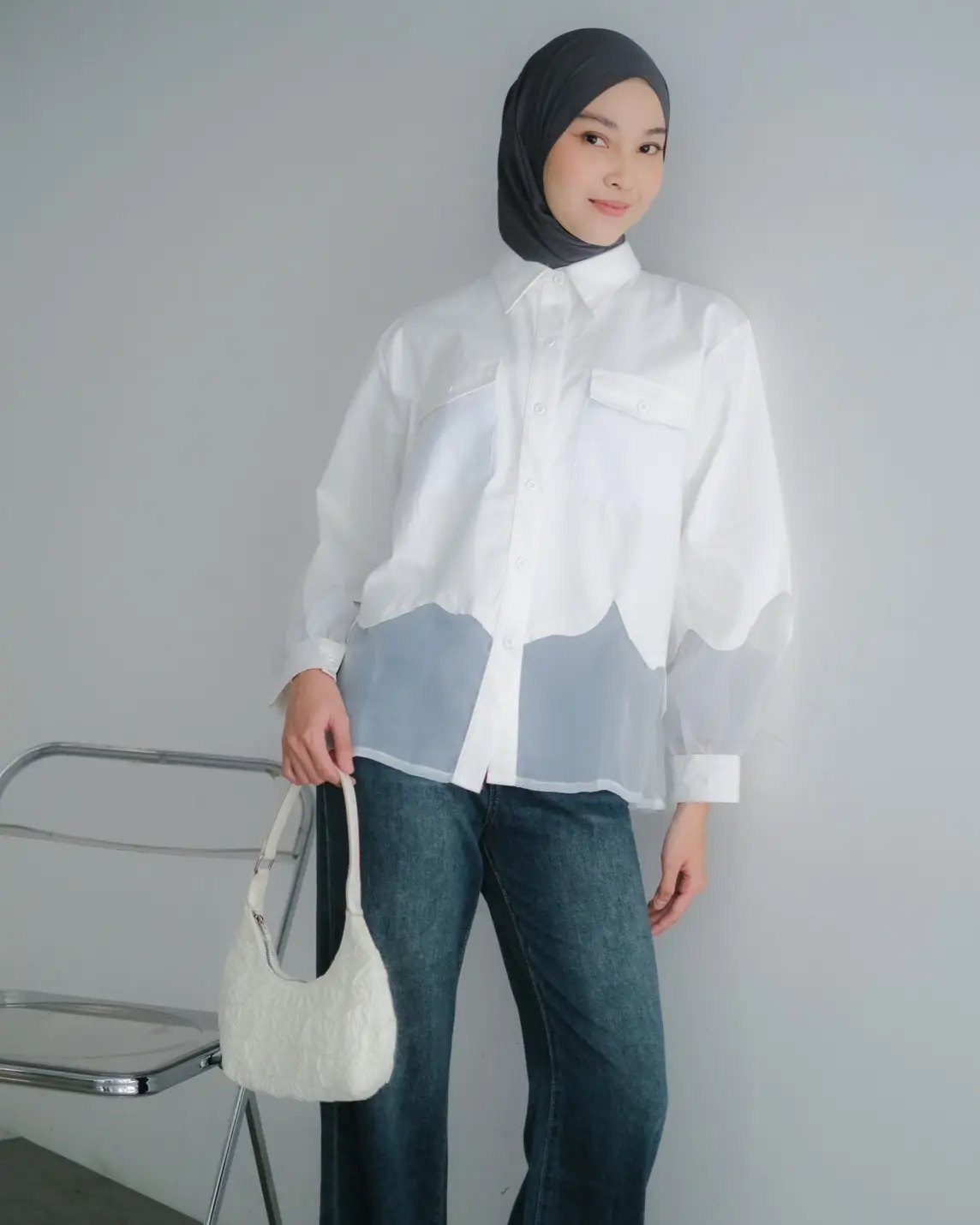 Dezzar Shirt Broken White - Image 4