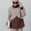Diana Shirt Kode 303C Coffee - Image 3