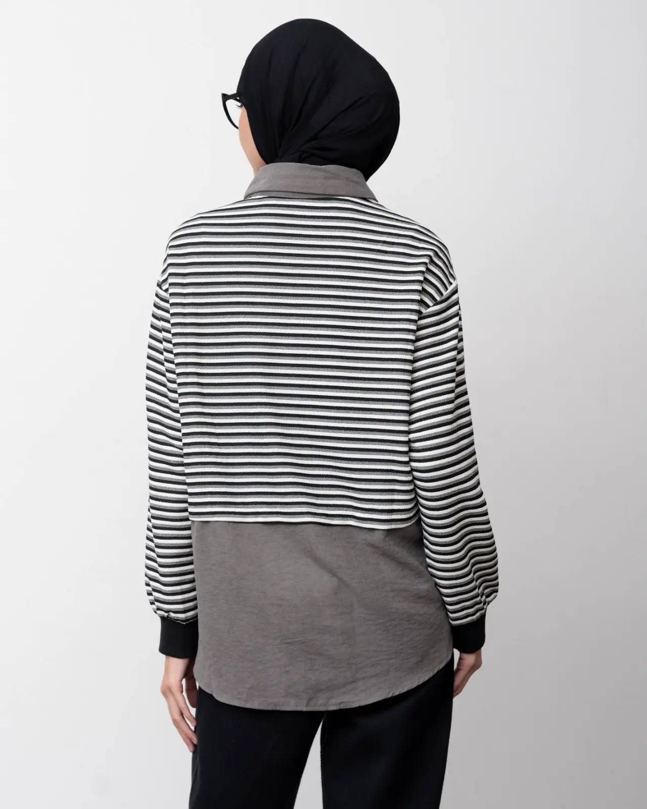 Diana Shirt Kode 303C Dark Grey - Image 3