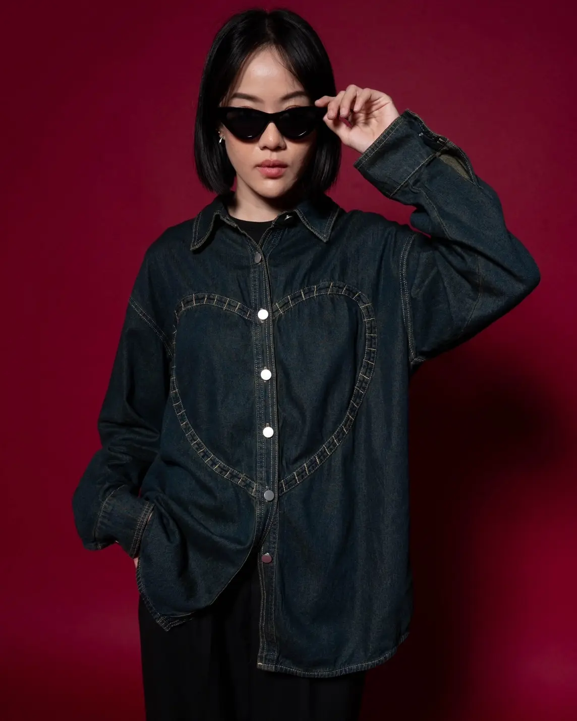 Erika Denim Shirt Kode 288C/0705 Misty Black