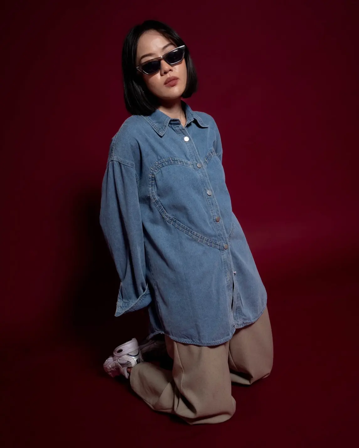 Erika Denim Shirt Kode 288C/0705 Medium Blue - Image 3
