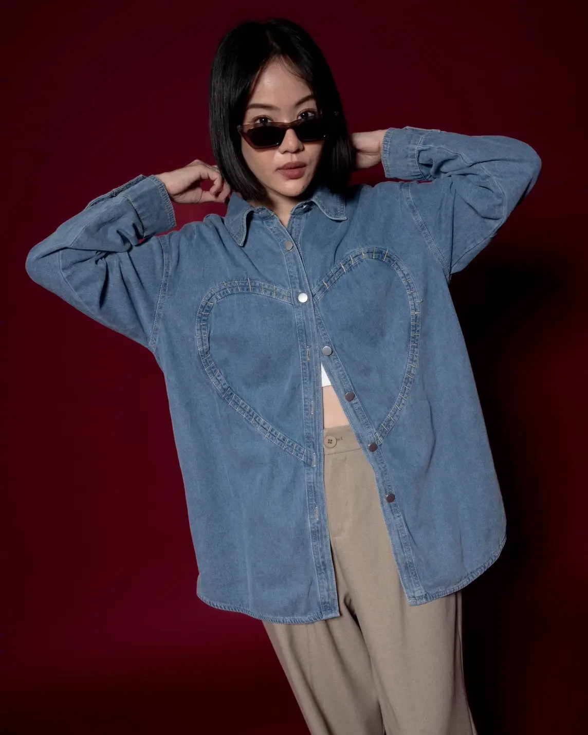 Erika Denim Shirt Kode 288C/0705 Medium Blue