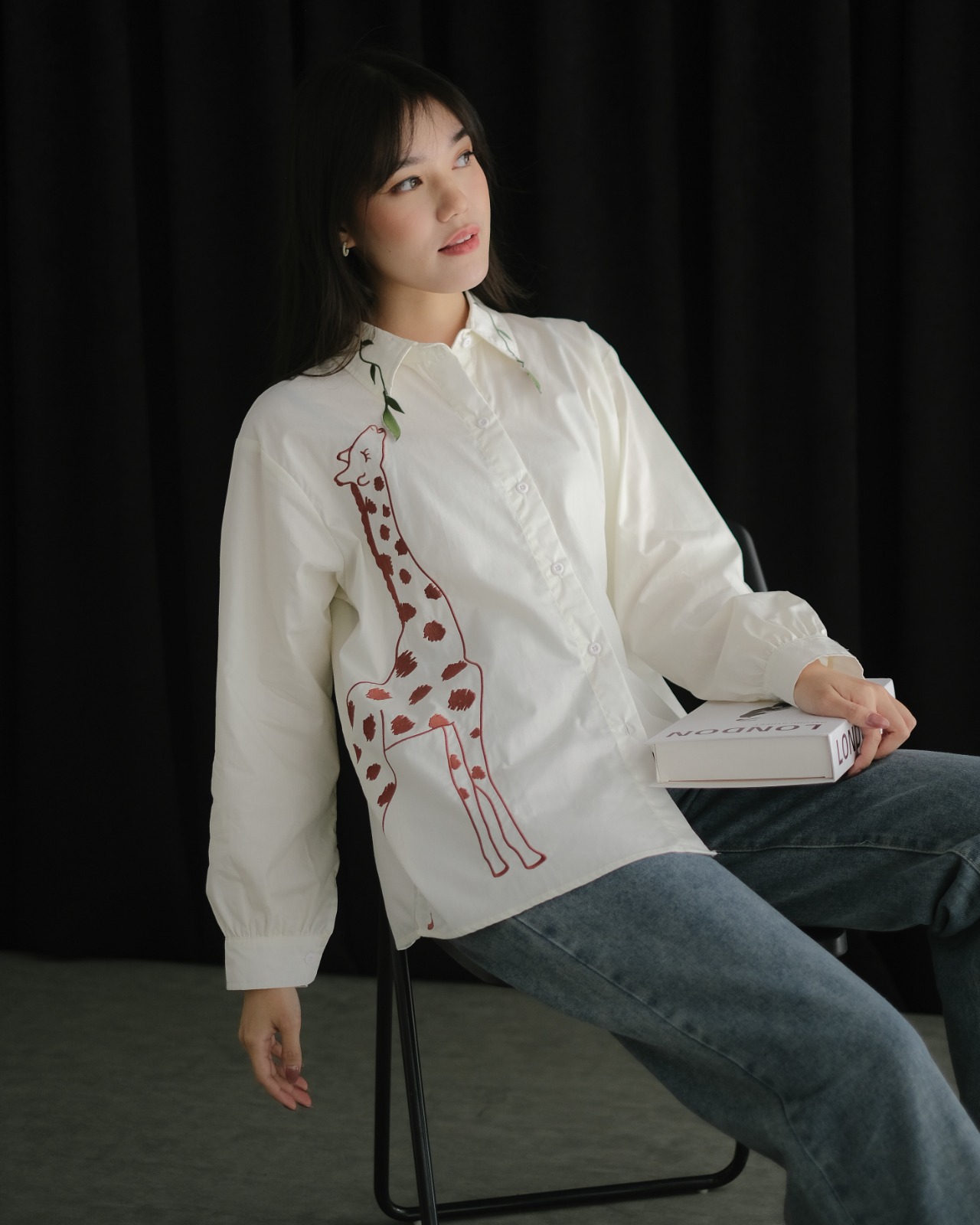 Girafa Shirt Broken White - Image 2