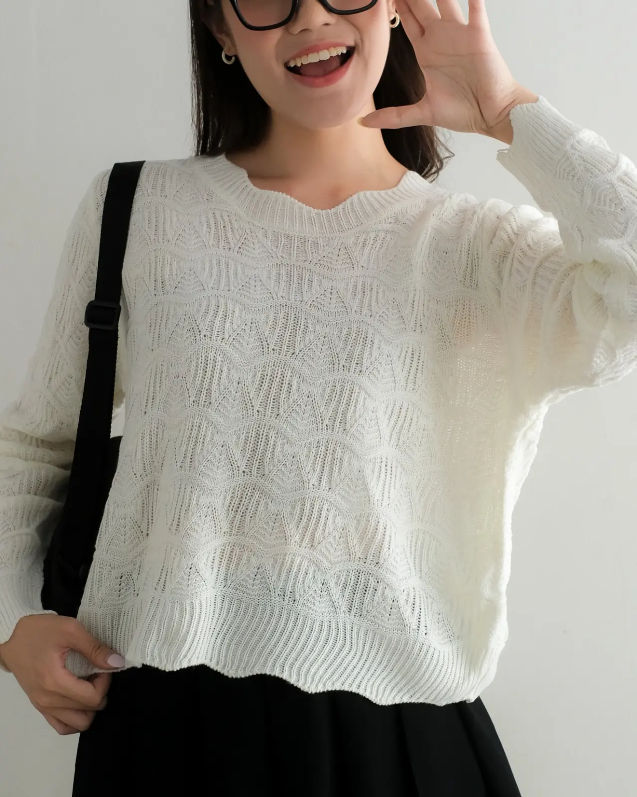 Jadine Blouse Kode 245C Broken White - Image 3