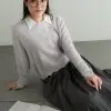 Jadine Blouse Kode 245C Grey - Image 3