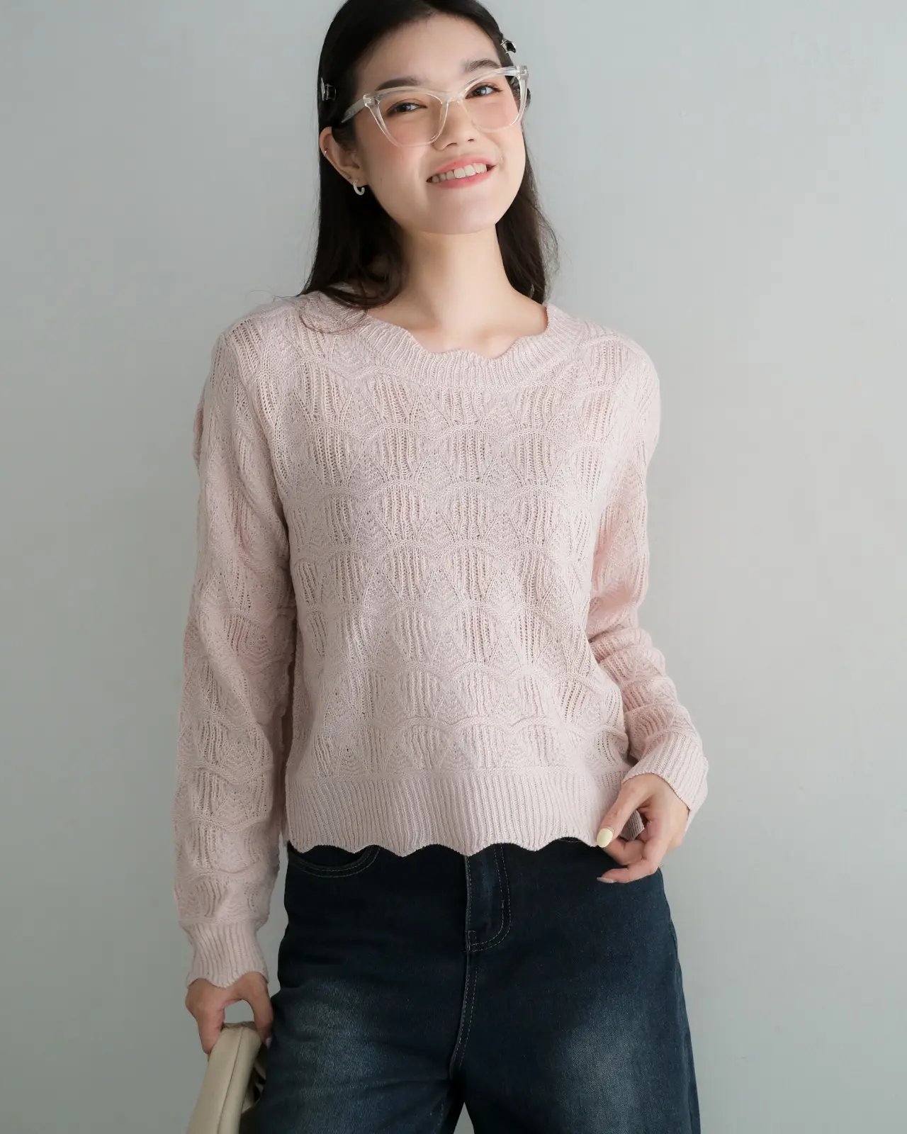Jadine Blouse Kode 245C Pink - Image 3
