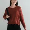 Jadine Blouse Kode 245C Teracotta - Image 3