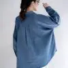 Judith Corduroy Shirt Blue Denim - Image 4