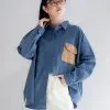 Judith Corduroy Shirt Blue Denim - Image 2