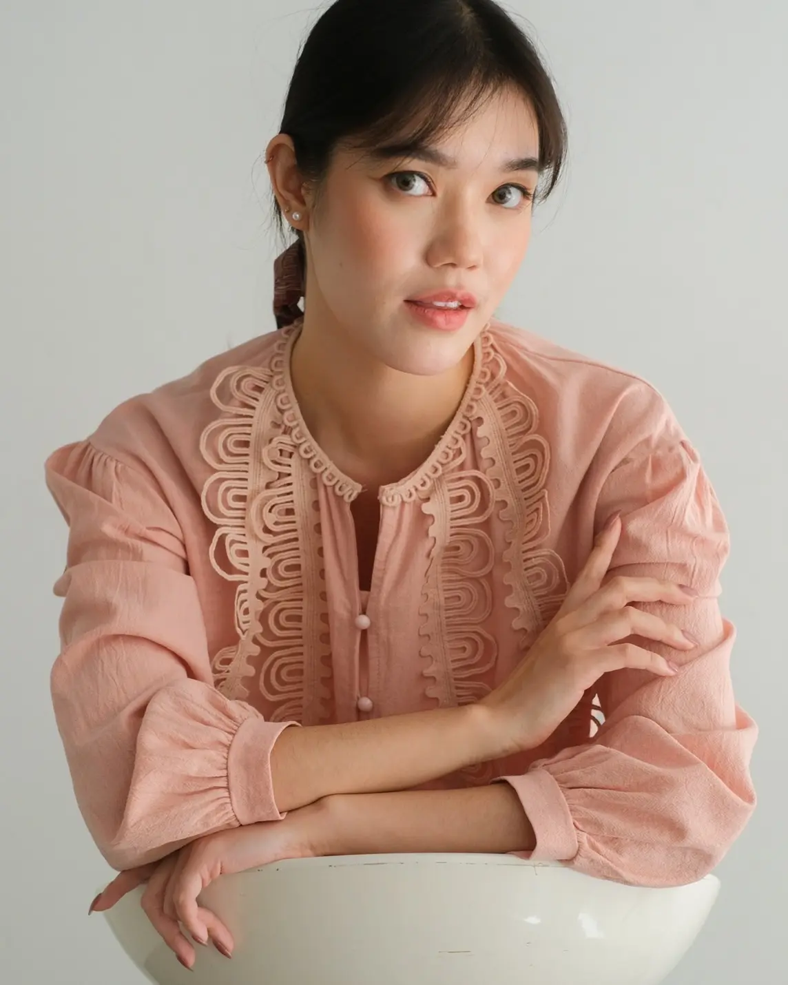 Karina Shirt Kode 276C/10809 Pink - Image 2