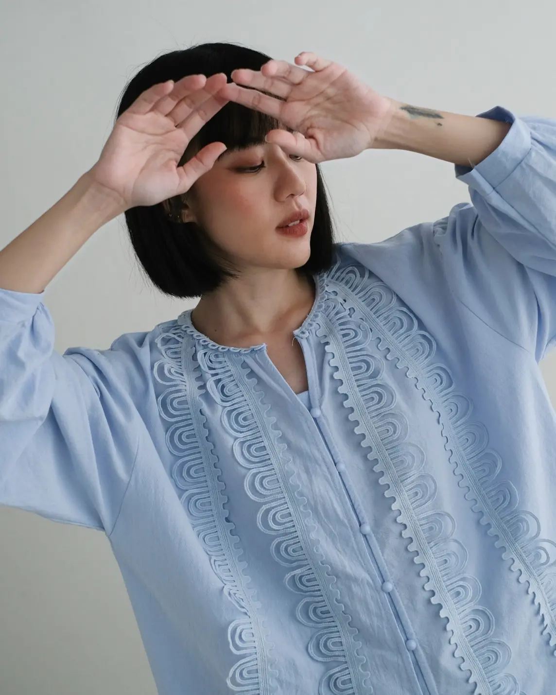Karina Shirt Kode 276C/10809 Blue - Image 2