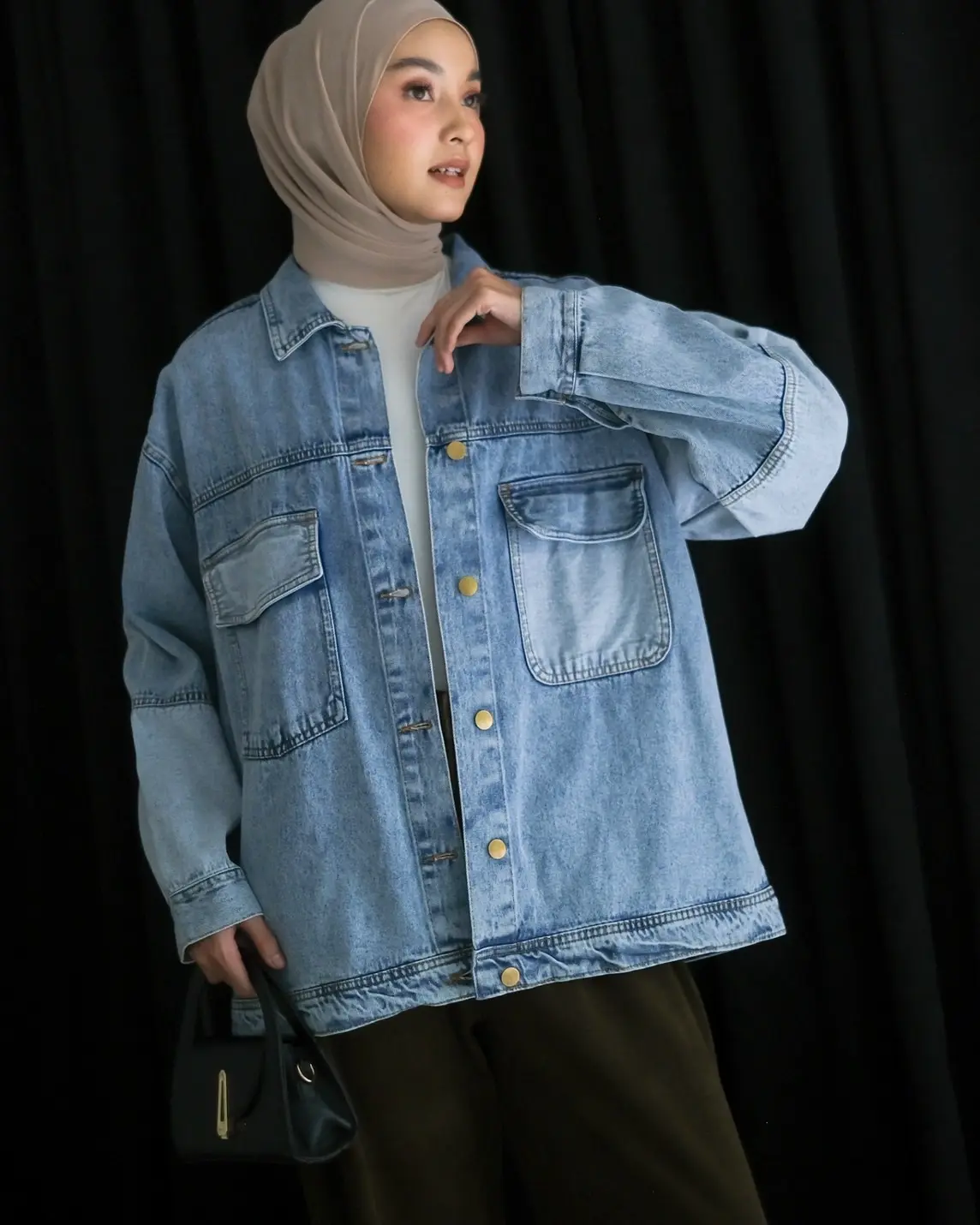 Kiera Denim Jacket Kode Pq1160 Light Blue - Image 4