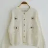Lidya Cardi Kode 9067 Broken White