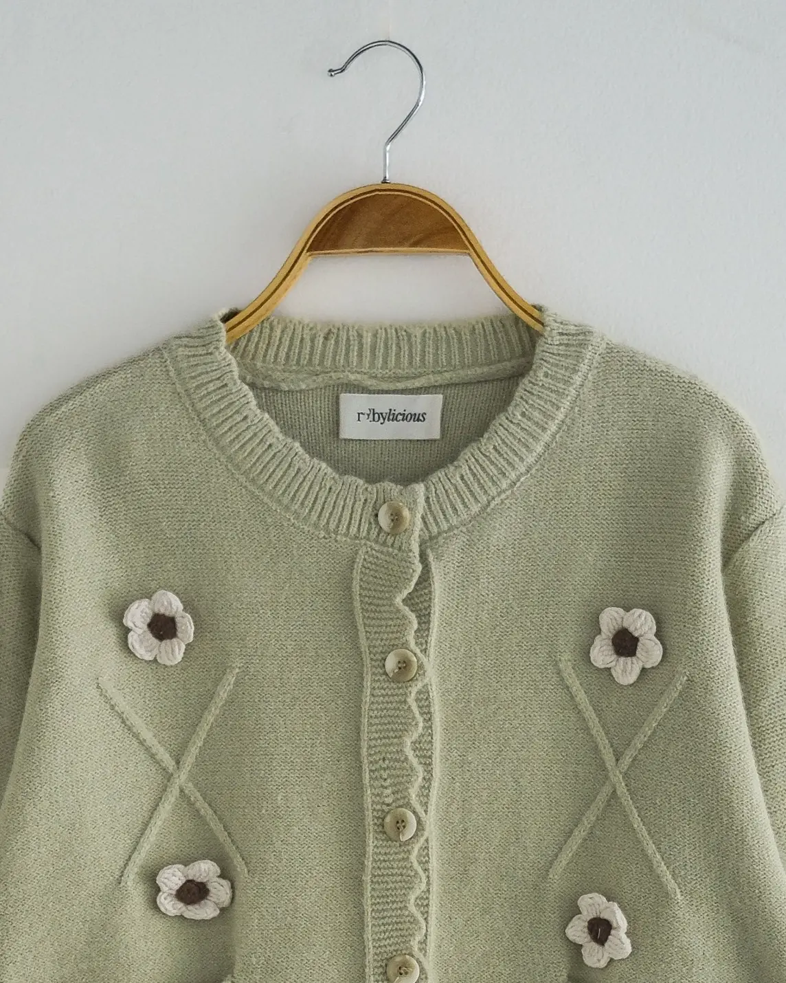 Lidya Cardi Kode 9067 Sage - Image 2