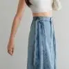 Louisa Denim Skirt Acid - Image 3