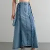 Louisa Denim Skirt Acid - Image 4