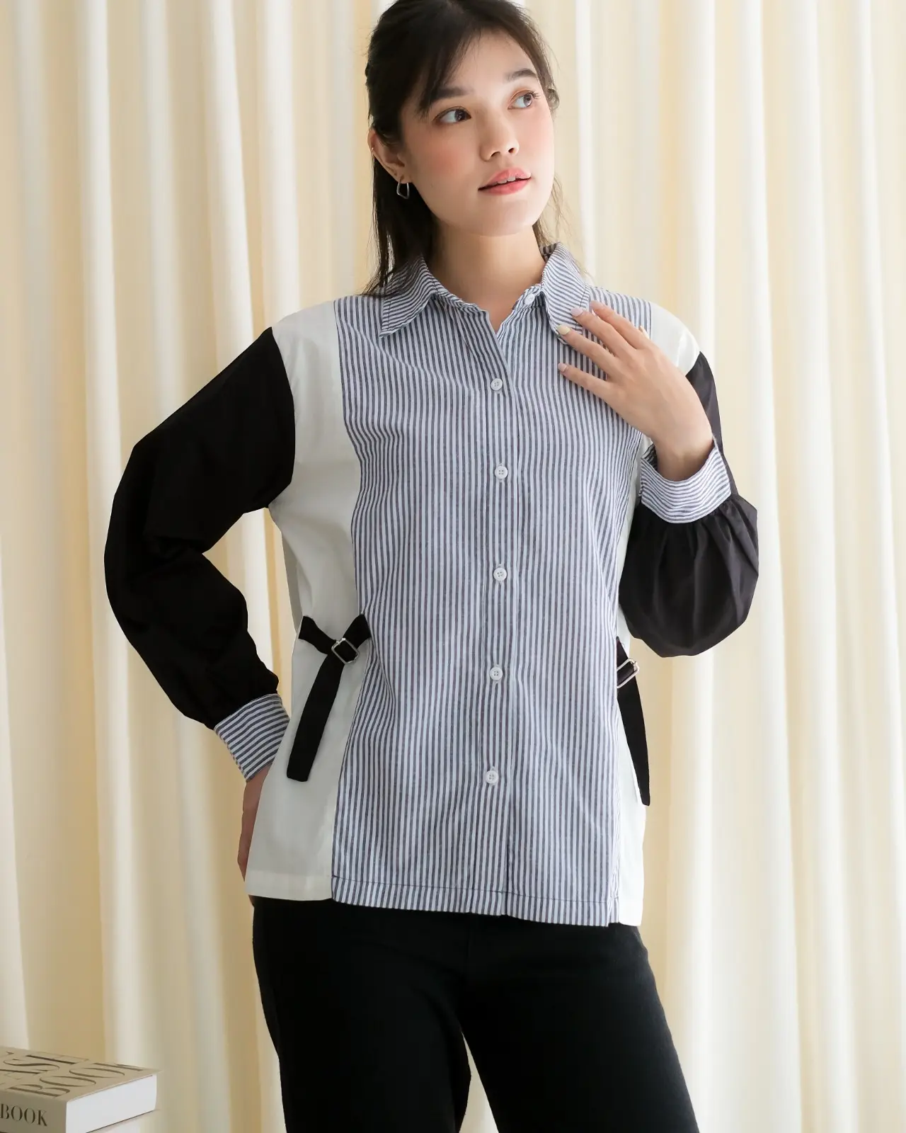 Marella Shirt Misty Black