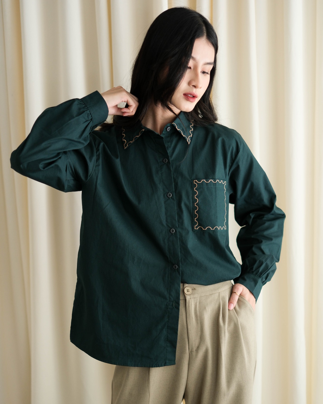 Alternative view of Marka Shirt Glass Green