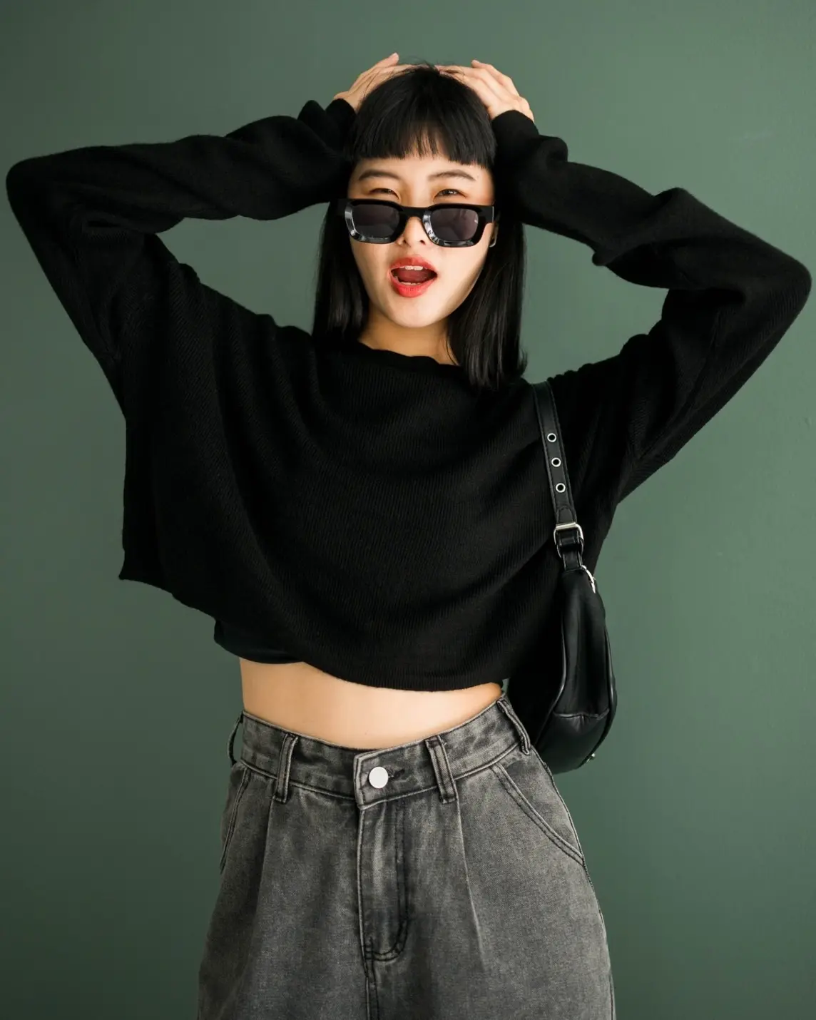 Marsya Blouse Kode 9053 Black