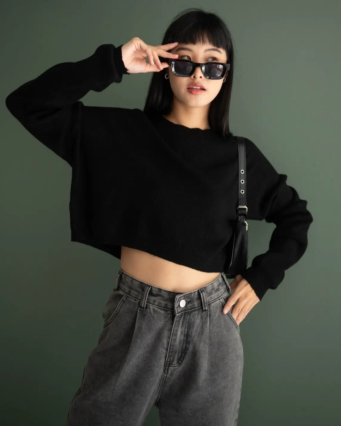 Marsya Blouse Kode 9053 Black - Image 2
