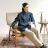 Meiza Denim Shirt Kode 92/505 Dark Blue - Image 3