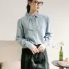 Meiza Denim Shirt Kode 92/505 Light Blue - Image 2