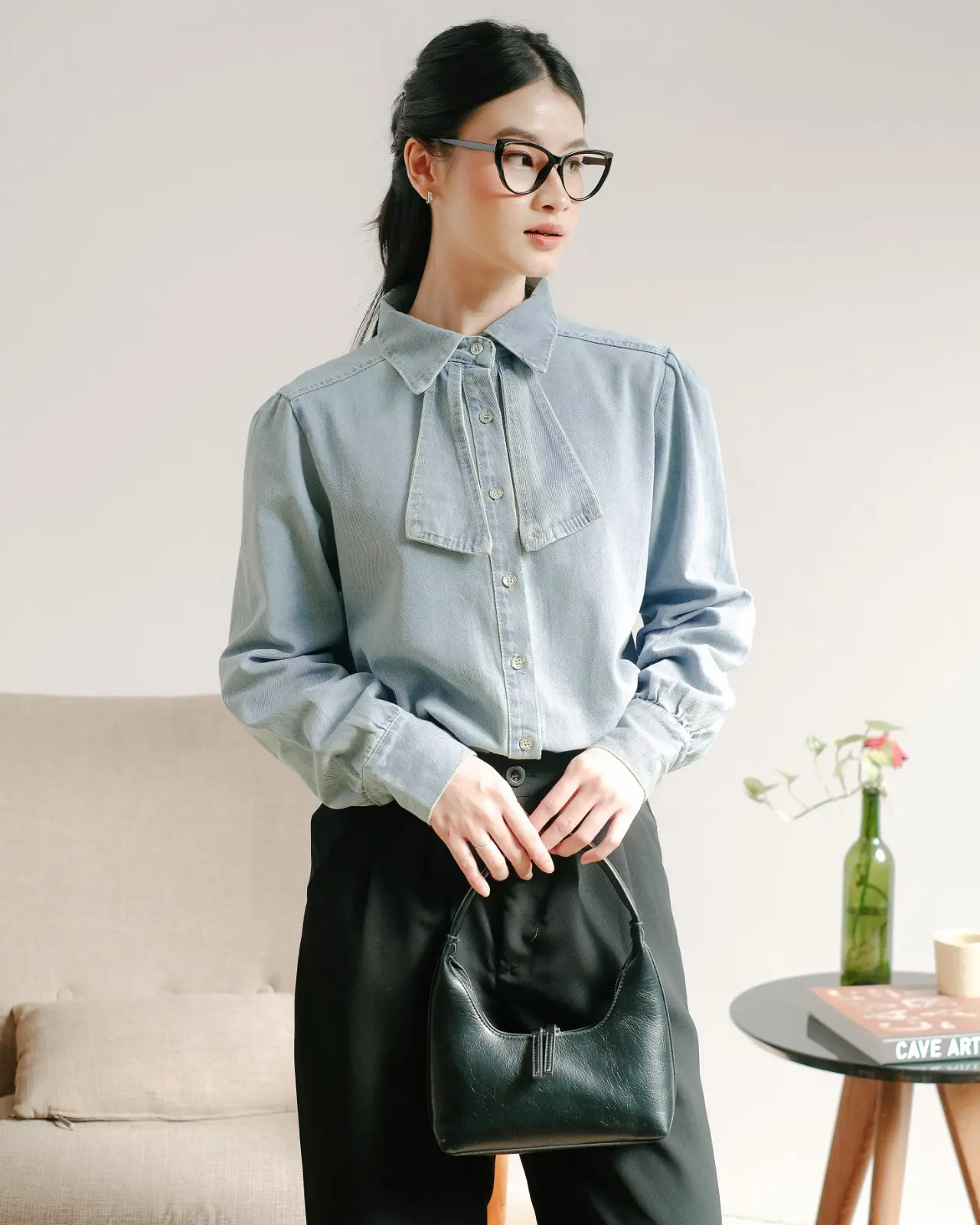 Meiza Denim Shirt Kode 92/505 Light Blue - Image 2