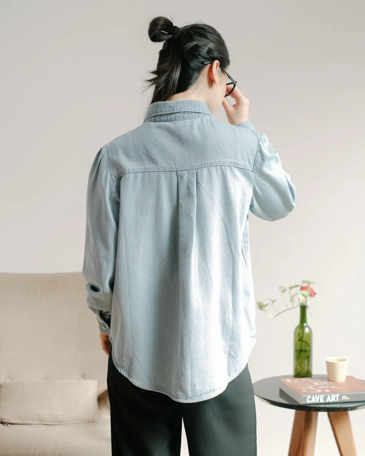 Meiza Denim Shirt Kode 92/505 Light Blue - Image 4
