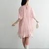 Portia Midi Dress Pink - Image 3