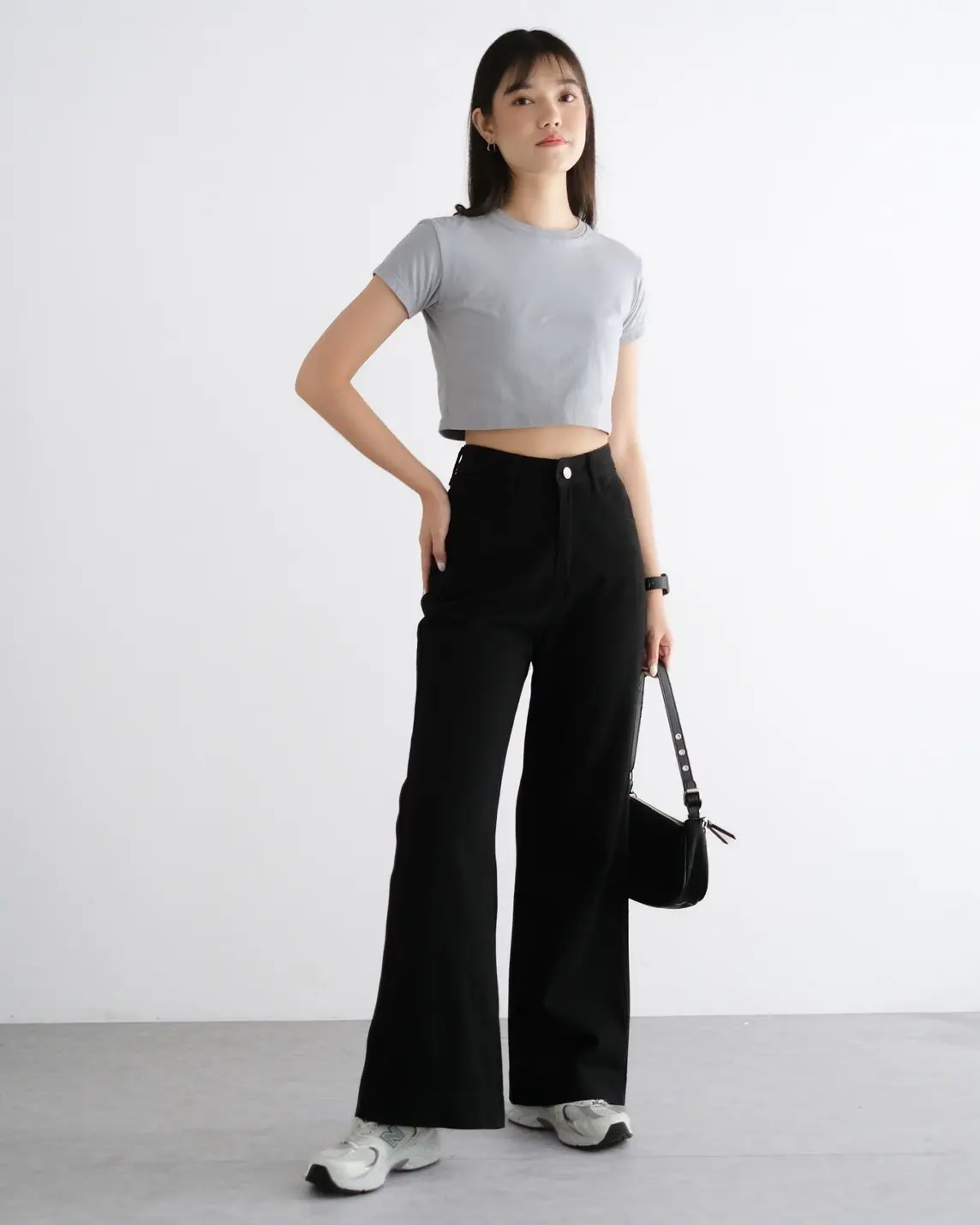 Qaleysa Denim Pants Kode 246C Black - Image 3