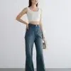 Qaleysa Denim Pants Kode 246C Medium Blue - Image 4