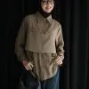 Qiyara Shirt Kode 280C Khaki - Image 3