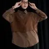 Qiyara Shirt Kode 280C Brown - Image 3