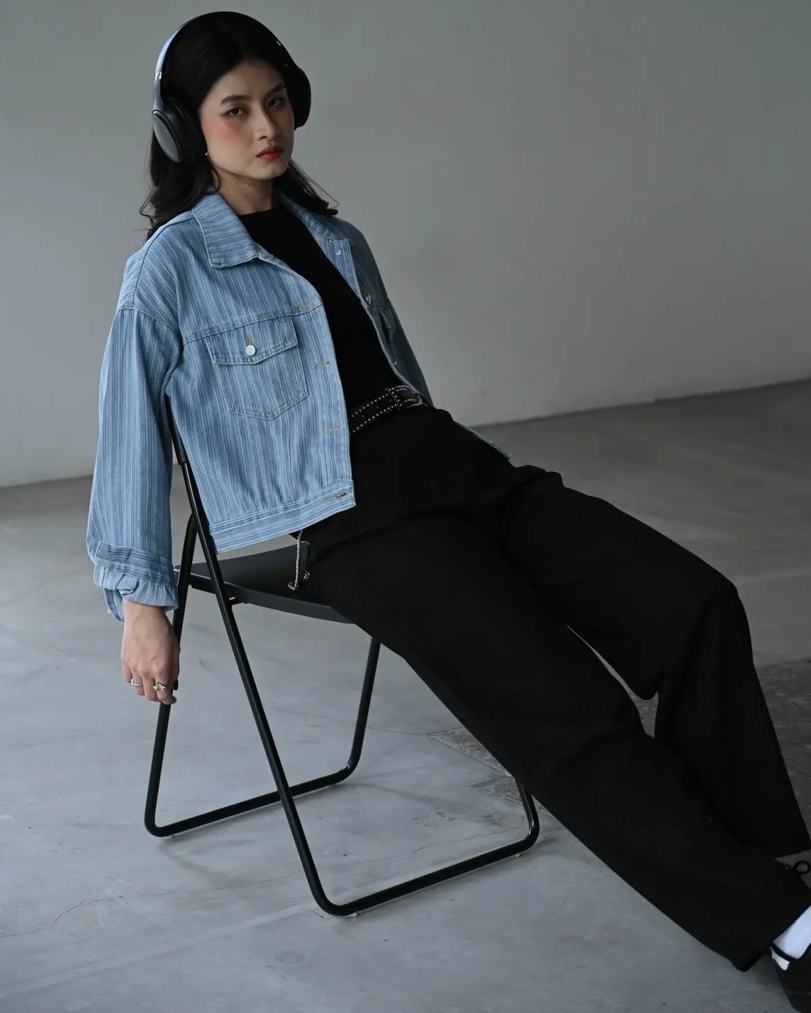 Quincy Denim Jacket Kode 289C/0629-3 Light Blue - Image 2