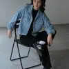 Quincy Denim Jacket Kode 289C/0629-3 Light Blue - Image 3