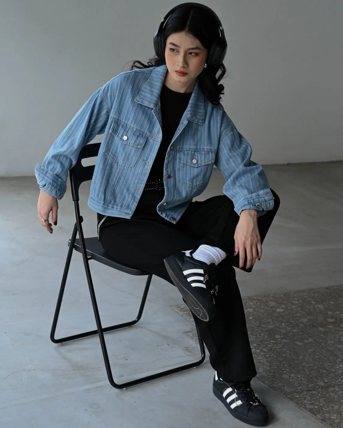 Quincy Denim Jacket Kode 289C/0629-3 Light Blue - Image 3