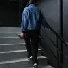 Quincy Denim Jacket Kode 289C/0629-3 Dark Blue - Image 4