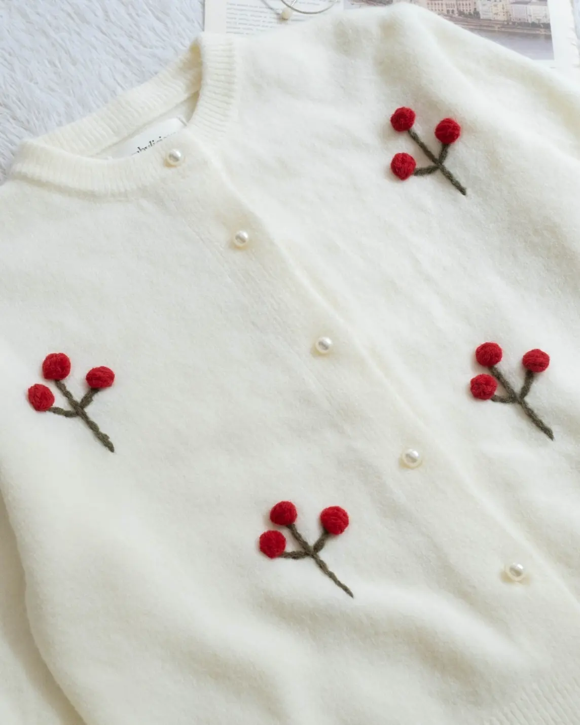 Roselyn Cardi Kode 338C Ivory - Image 2