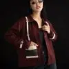 Sandy Shirt Burgundy - Image 2