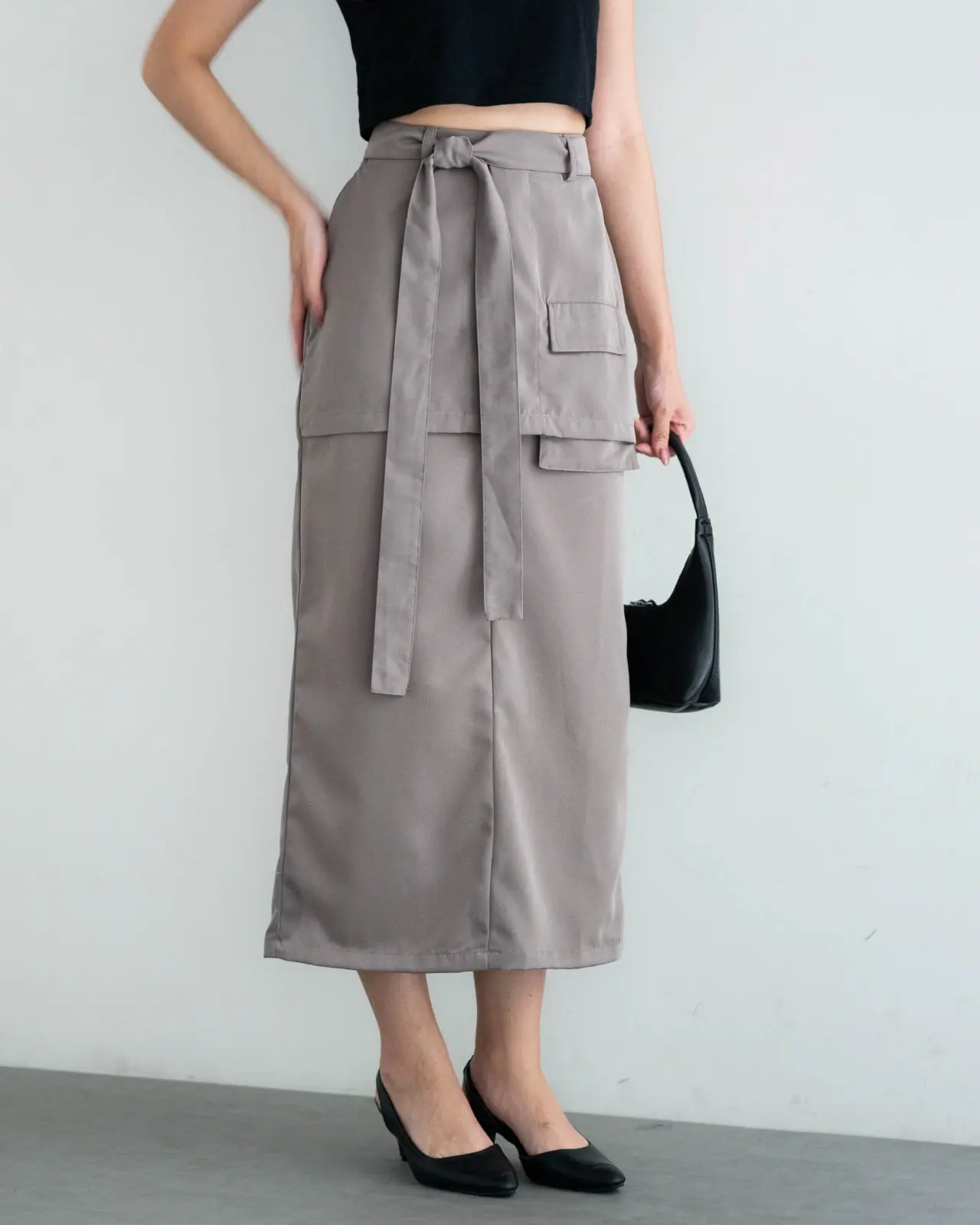Sasya Skirt Khaki - Image 2