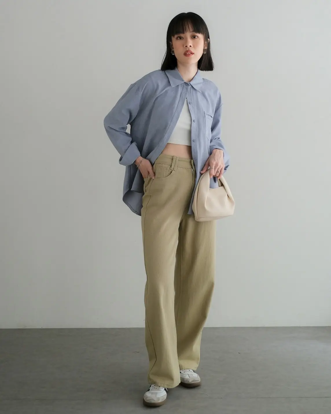 Ufaira Shirt Kode 3162 Grey - Image 2