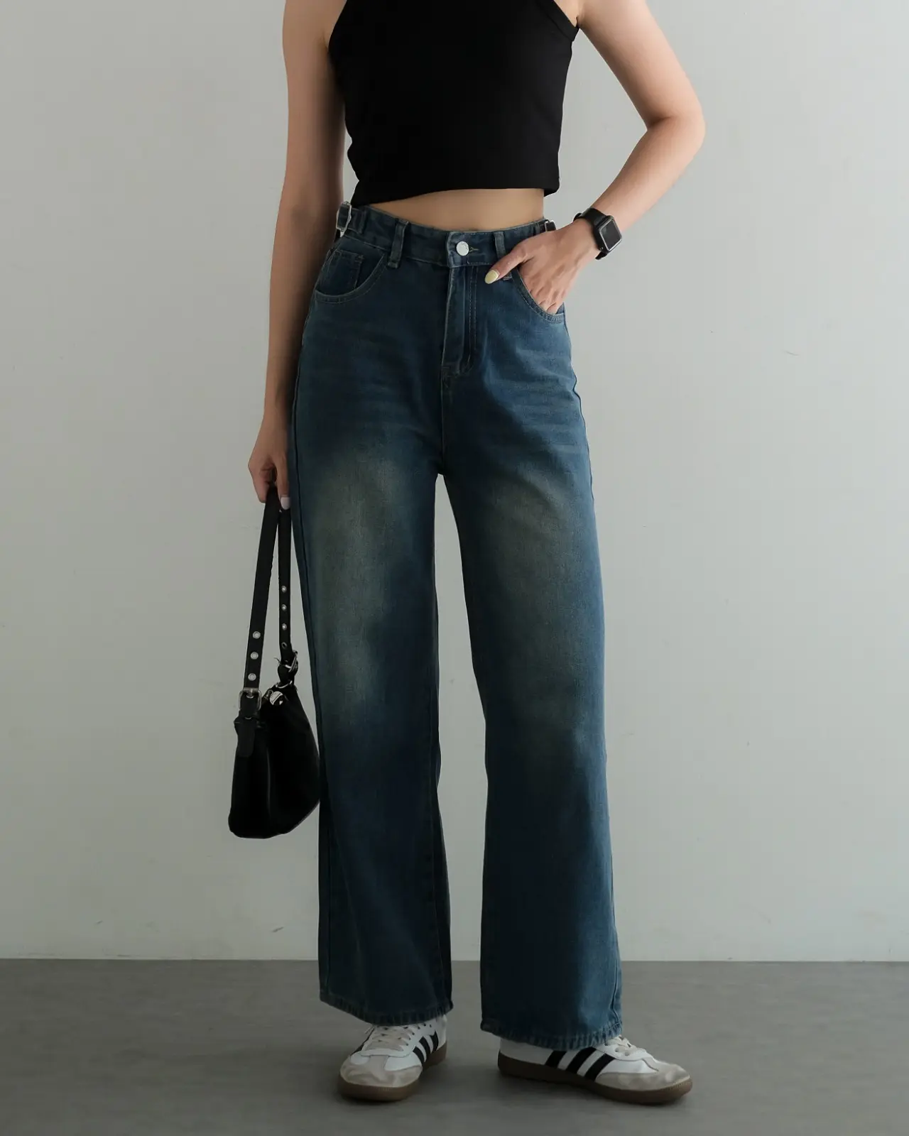 Whitley Denim Pants Kode 247C Medium Blue