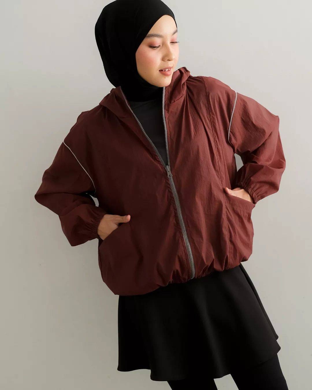 Zico Pocketable Jacket Brick Red