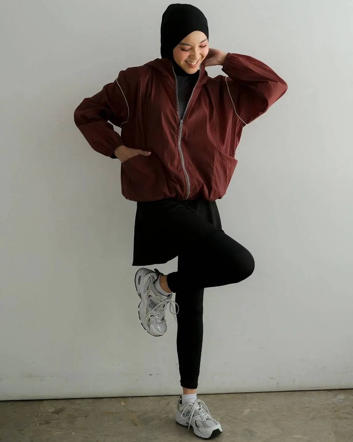 Alternative view of Zico Pocketable Jacket Brick Red